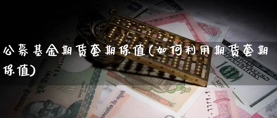 公募基金期货套期保值(如何利用期货套期保值)_https://www.hs300zs.com_农产品期货_第1张