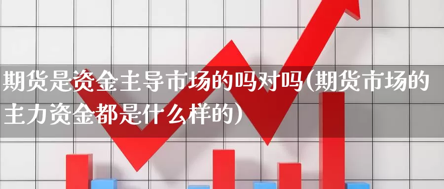 期货是资金主导市场的吗对吗(期货市场的主力资金都是什么样的)_https://www.hs300zs.com_黄金期货_第1张